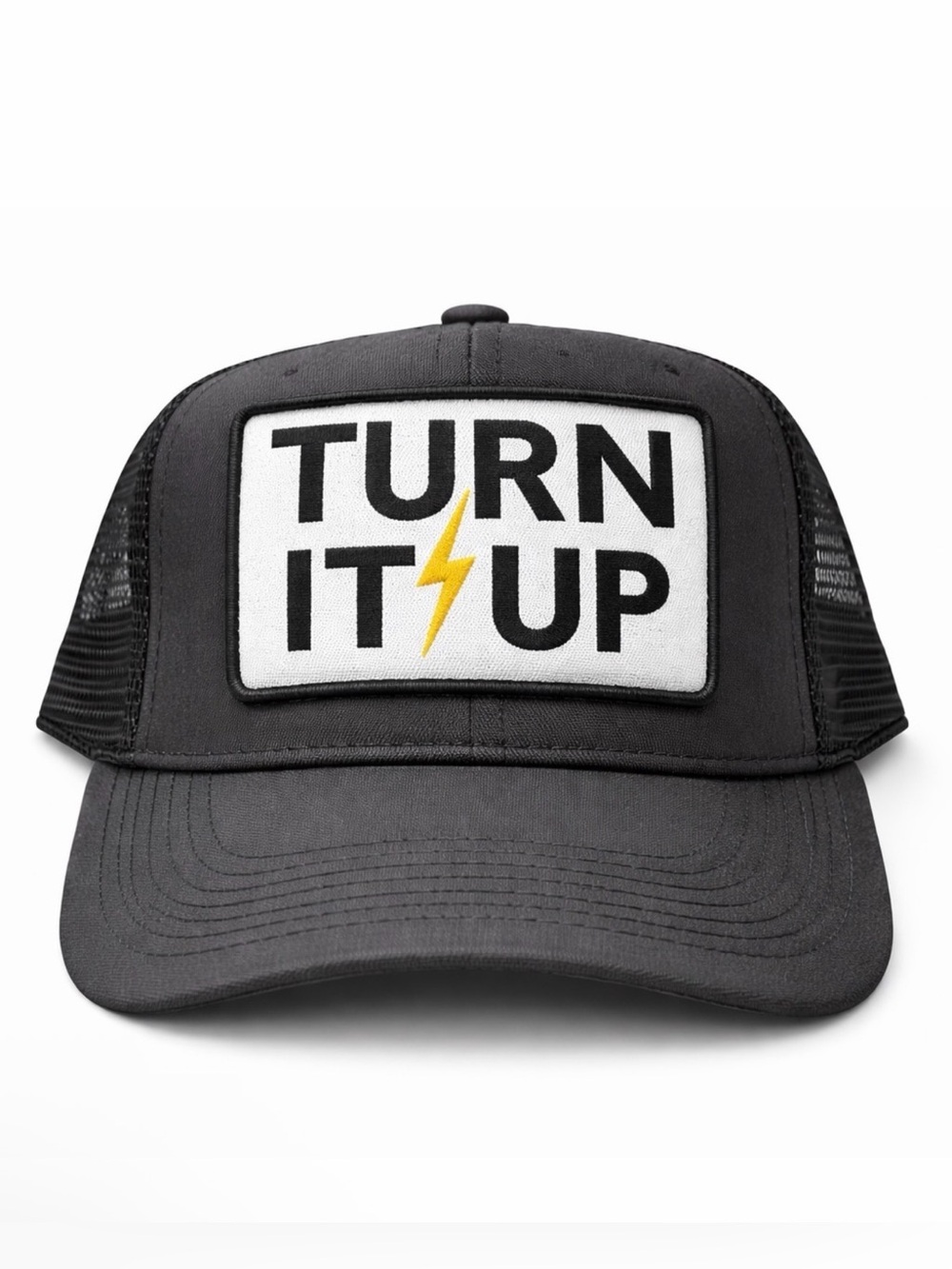 Aviator Nation Black "Turn it Up" Trucker Hat